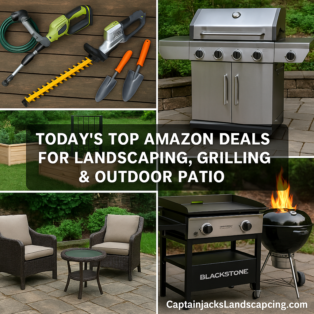 🌿 Today's Top Amazon Deals for Landscaping, Grilling & Patio Living